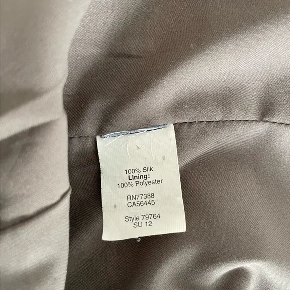 BROADWAY & BROOM Silk Polka Dot Cinched Waist Mini Dress - Picture 6 of 6